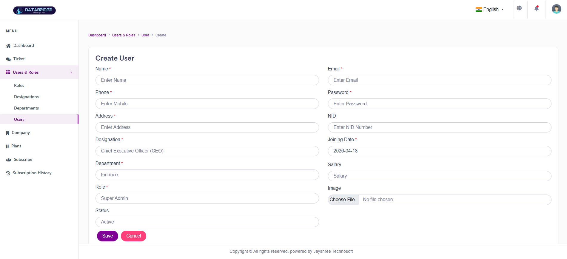 Users & Roles Image